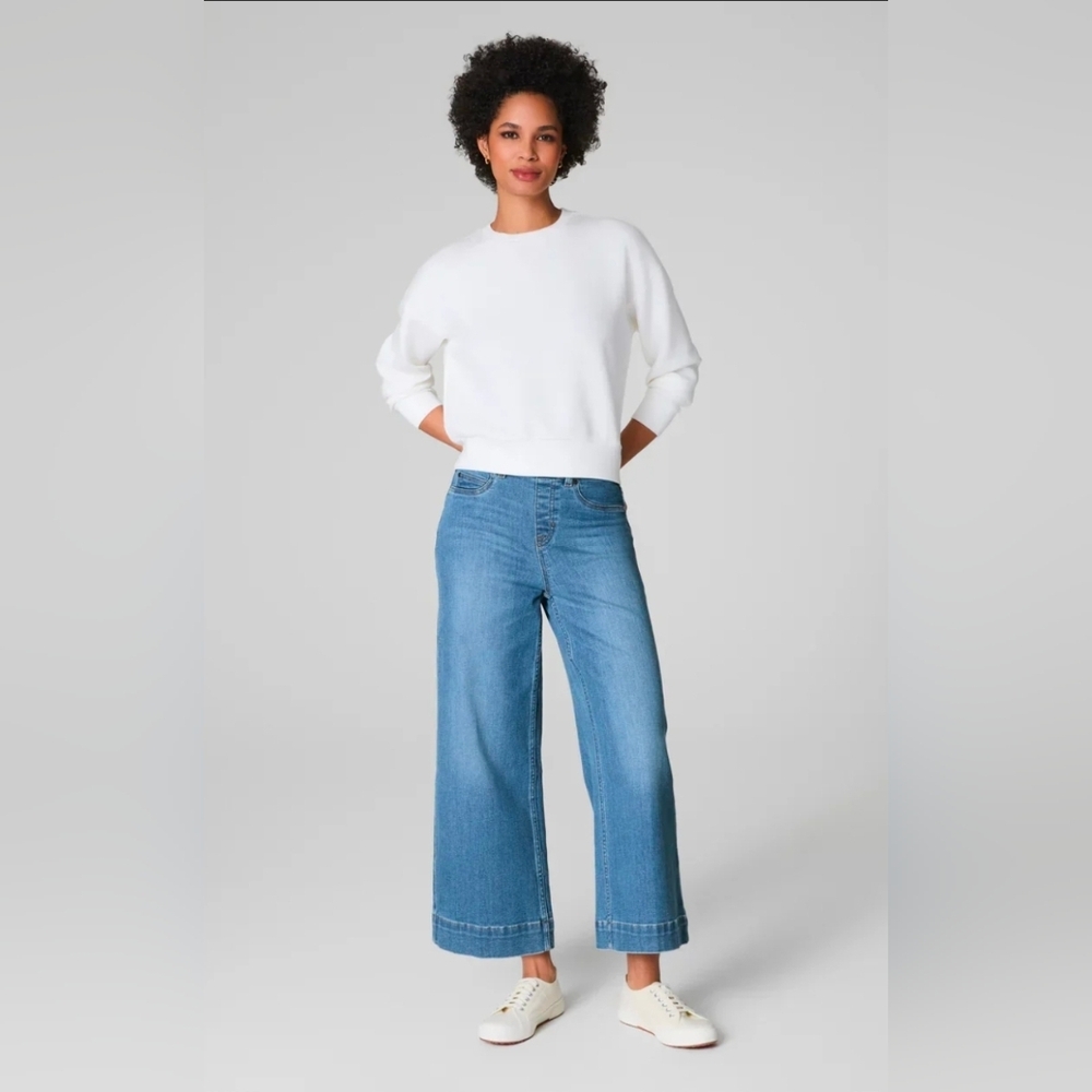 SPANXshape™ Original EveryWearCropped Wide Leg Jeans Size 1X